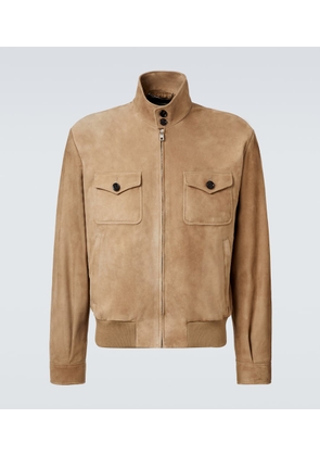 Dolce&Gabbana Suede bomber jacket