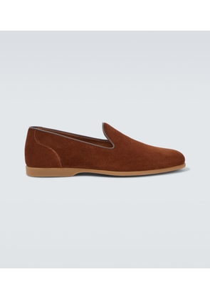 Dunhill Suede loafers