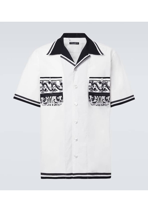 Dolce&Gabbana Majolica printed cotton shirt