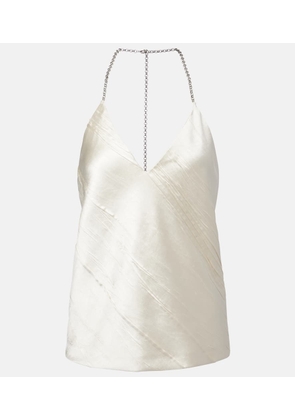 Sportmax Fatuo chain-detail satin camisole
