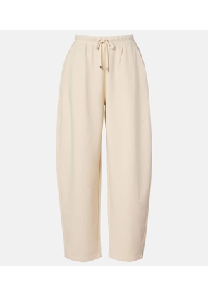 Sportmax Cotton-blend jersey wide-leg sweatpants
