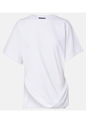 Sportmax Keras asymmetric cotton-blend T-shirt