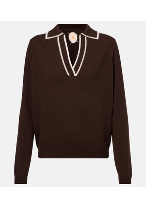 Jardin des Orangers Wool and cashmere polo sweater