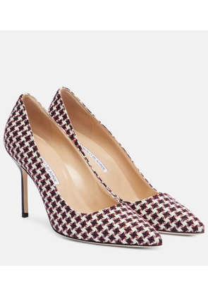 Manolo Blahnik BB 90 houndstooth pumps