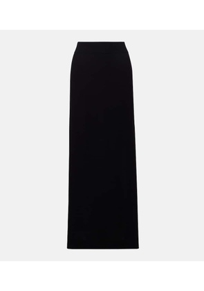 Toteme Side-slit crepe maxi skirt