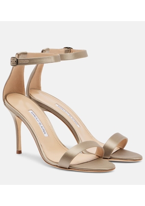 Manolo Blahnik Chaos satin sandals
