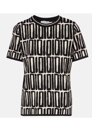 'S Max Mara Ramo printed cotton top