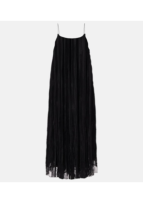 Toteme Embroidered floral tulle maxi dress