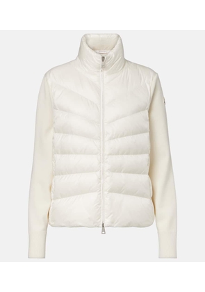 Moncler Down-paneled cardigan