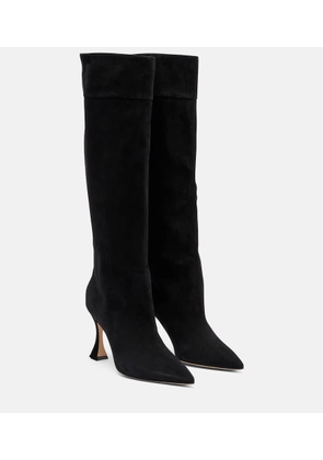 Manolo Blahnik Miralone 90 suede knee-high boots