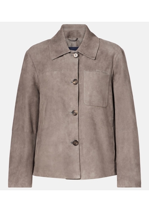 'S Max Mara Suede overshirt