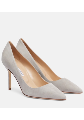 Manolo Blahnik BB 90 suede pumps