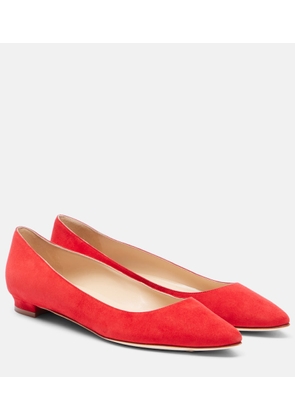 Manolo Blahnik BB suede ballet flats