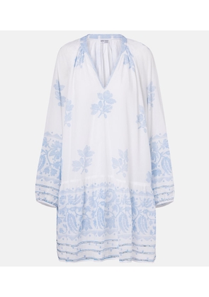 Juliet Dunn Floral cotton minidress