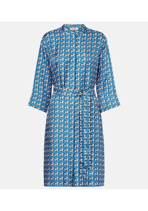 'S Max Mara Printed silk twill tunic