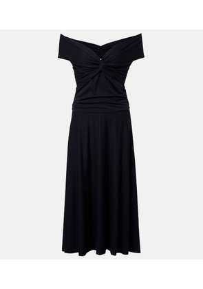 Dorothee Schumacher Soft Drape off-shoulder midi dress