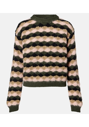 Moncler Grenoble Striped wool and alpaca-blend sweater