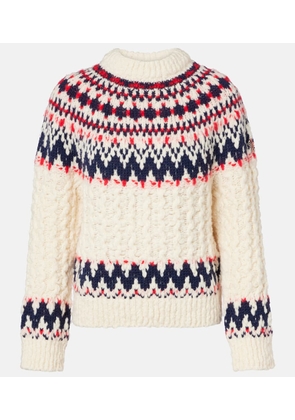Moncler Grenoble Jacquard wool-blend sweater