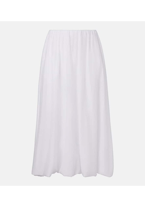 Velvet Ines cotton and silk voile maxi skirt