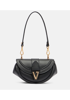 Versace Virtus Small leather shoulder bag