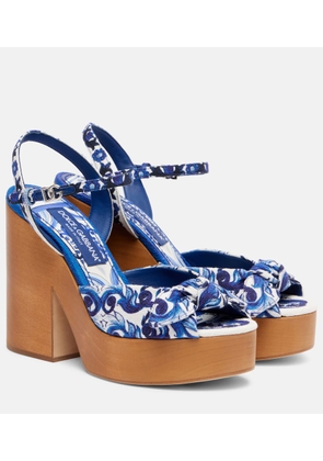 Dolce&Gabbana Majolica sandals