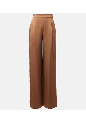Max Mara Dritto satin wide-leg pants