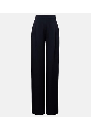 Max Mara Dritto crepe satin wide-leg pants