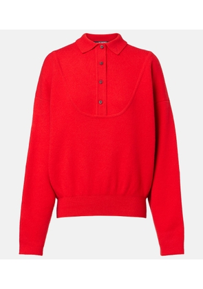 Jacquemus Balloon wool and cashmere polo sweater