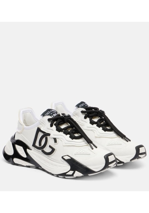 Dolce&Gabbana Day Faster DG suede-trimmed sneakers