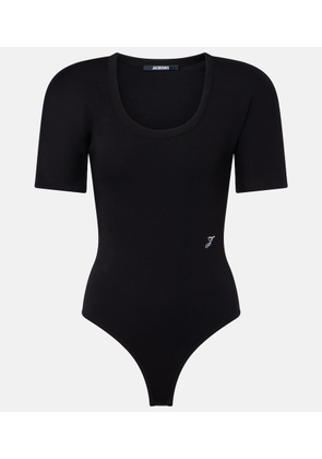 Jacquemus Embroidered cotton bodysuit