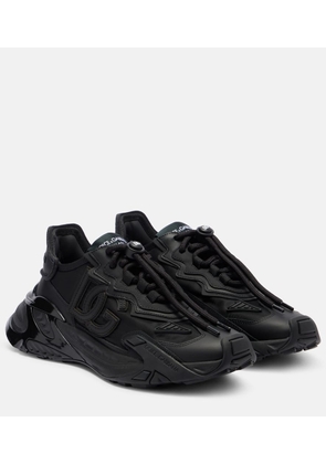 Dolce&Gabbana Fast leather-trimmed sneakers