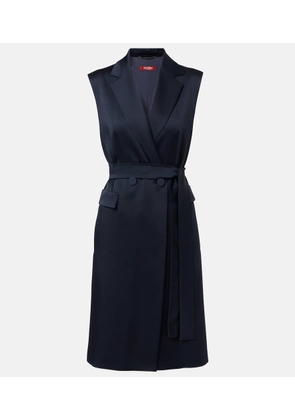 Max Mara Afgano belted satin jacket