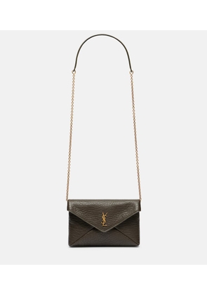 Saint Laurent Cassandre Mini leather shoulder bag