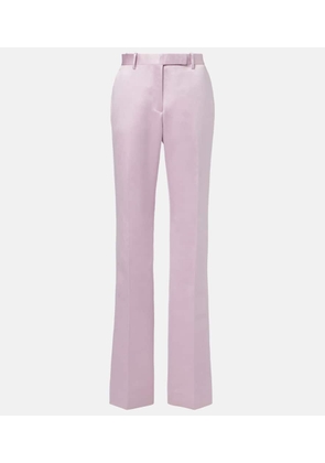 Tom Ford Cotton and silk duchesse straight pants