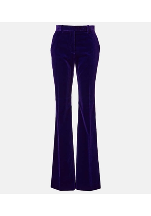 Tom Ford Cotton velvet flared pants
