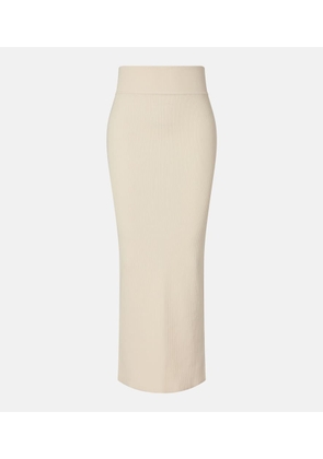 Wardrobe.NYC Knitted cotton column skirt