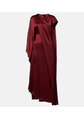 Roksanda Hiba caped silk gown