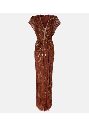 Jenny Packham Zola sequined gown
