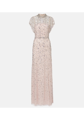 Jenny Packham Crystal Drop embellished gown