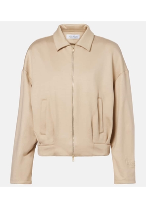 Max Mara Argenta silk and cotton blouson