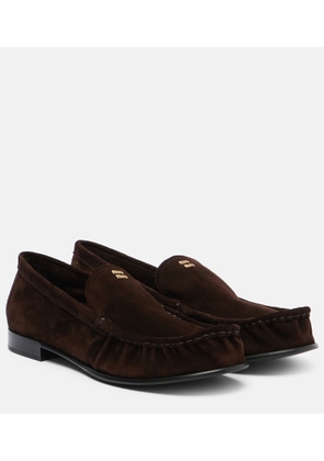 Miu Miu Suede loafers