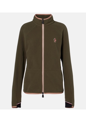 Moncler Grenoble Fleece zip-up sweater