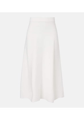 Max Mara Lazio crepe midi skirt