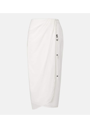 SIR Azura cotton wrap skirt