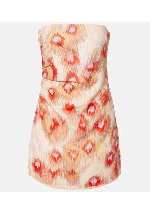 SIR Fiorella floral linen minidress