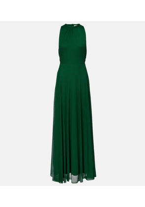 Max Mara Carnet mesh jersey maxi dress