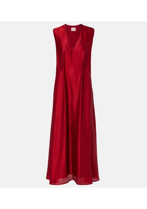 Khaite Syd satin maxi dress