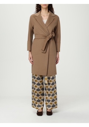Coat 'S MAX MARA Woman color Camel