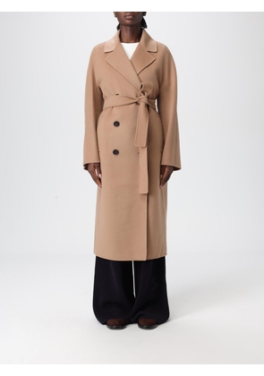 Coat 'S MAX MARA Woman color Beige