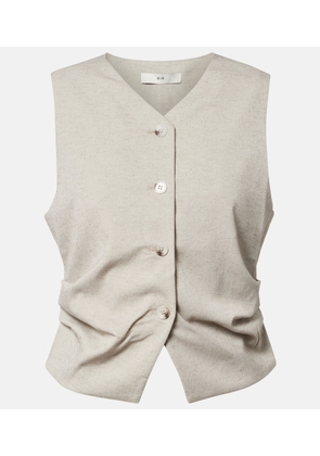 SIR Leone draped vest